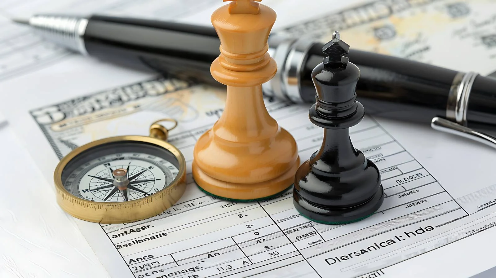 Strategic Chess Setup with Tools — free download from Dotvec