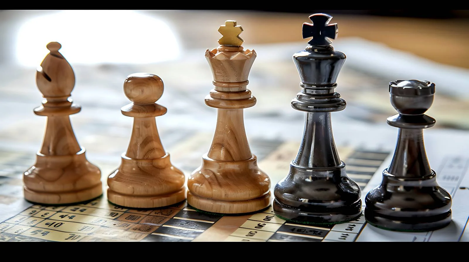 Chess King on Financial Document — free download from Dotvec