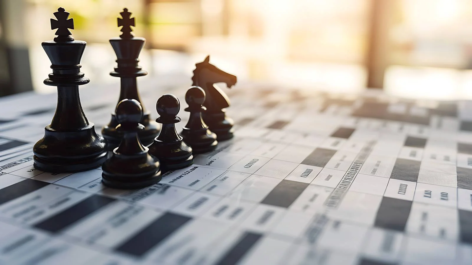 Chess King on Financial Document — free download from Dotvec