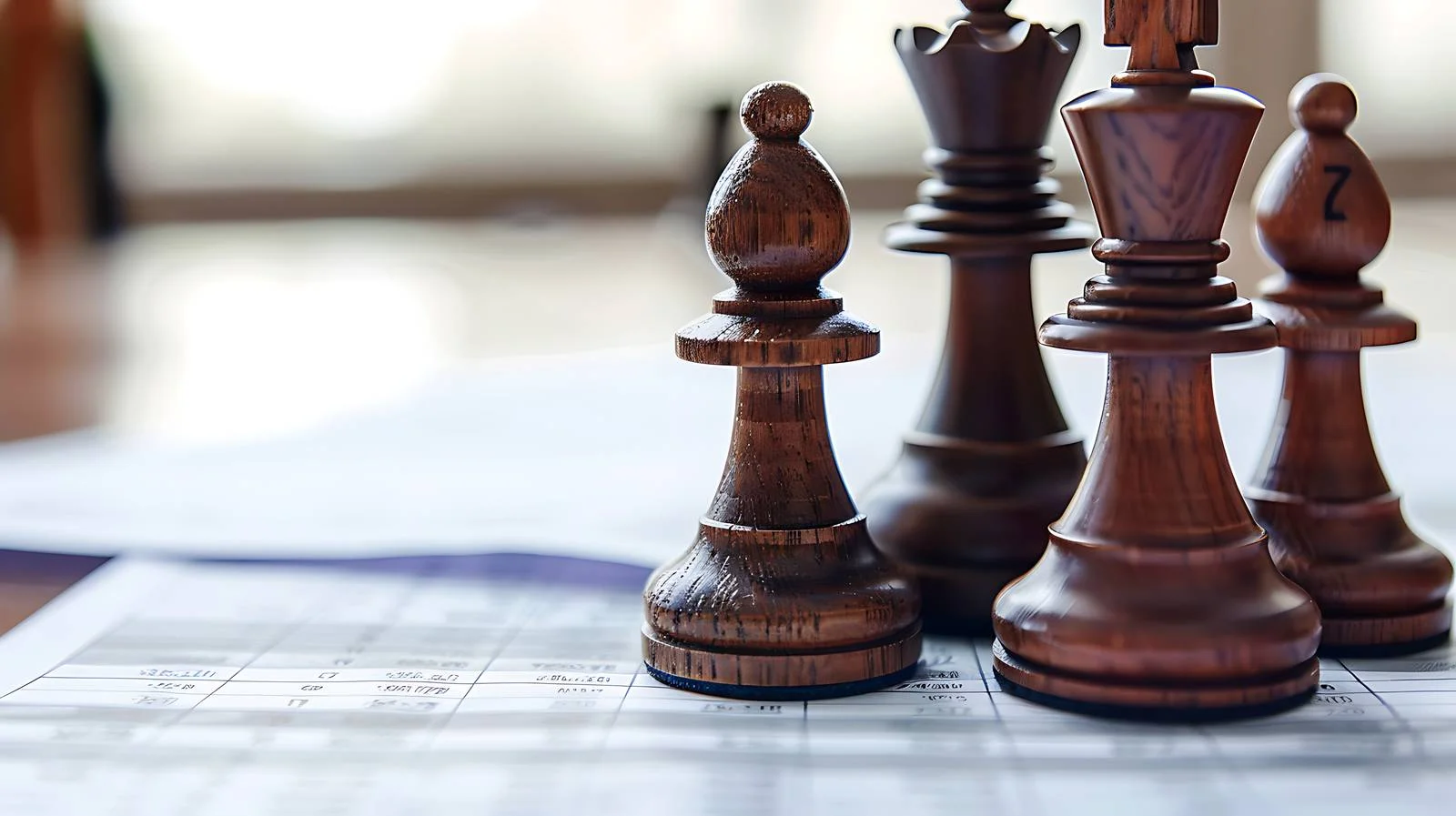 Strategic King on Financial Document — free download from Dotvec