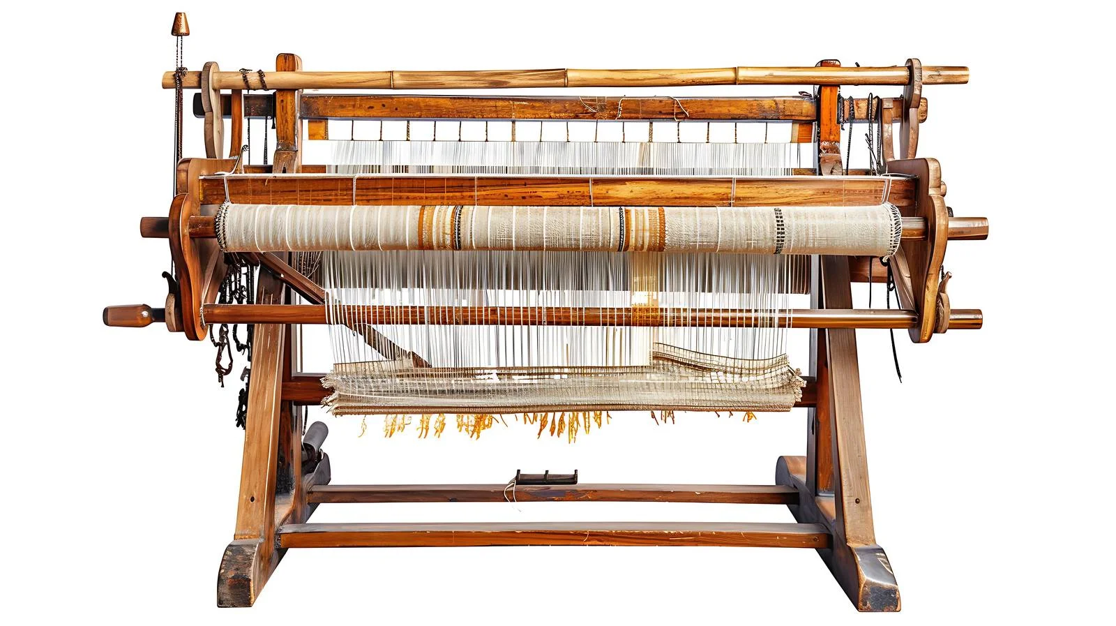 Handcrafted Wood Loom for Fabric Making — free download from Dotvec