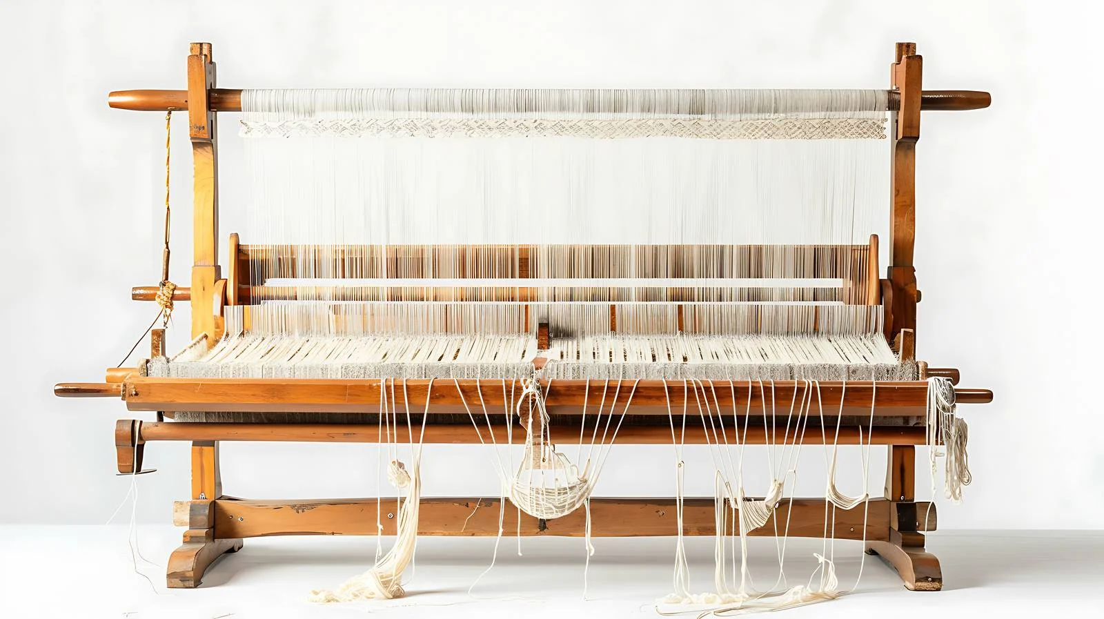 Wooden Loom for Cloth and Carpet Making — free download from Dotvec