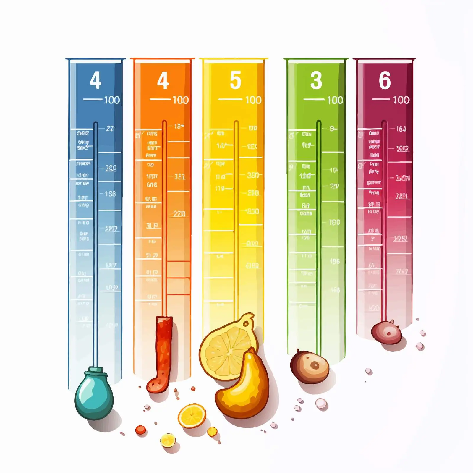 pH Scale Diagram on White Background — free download from Dotvec