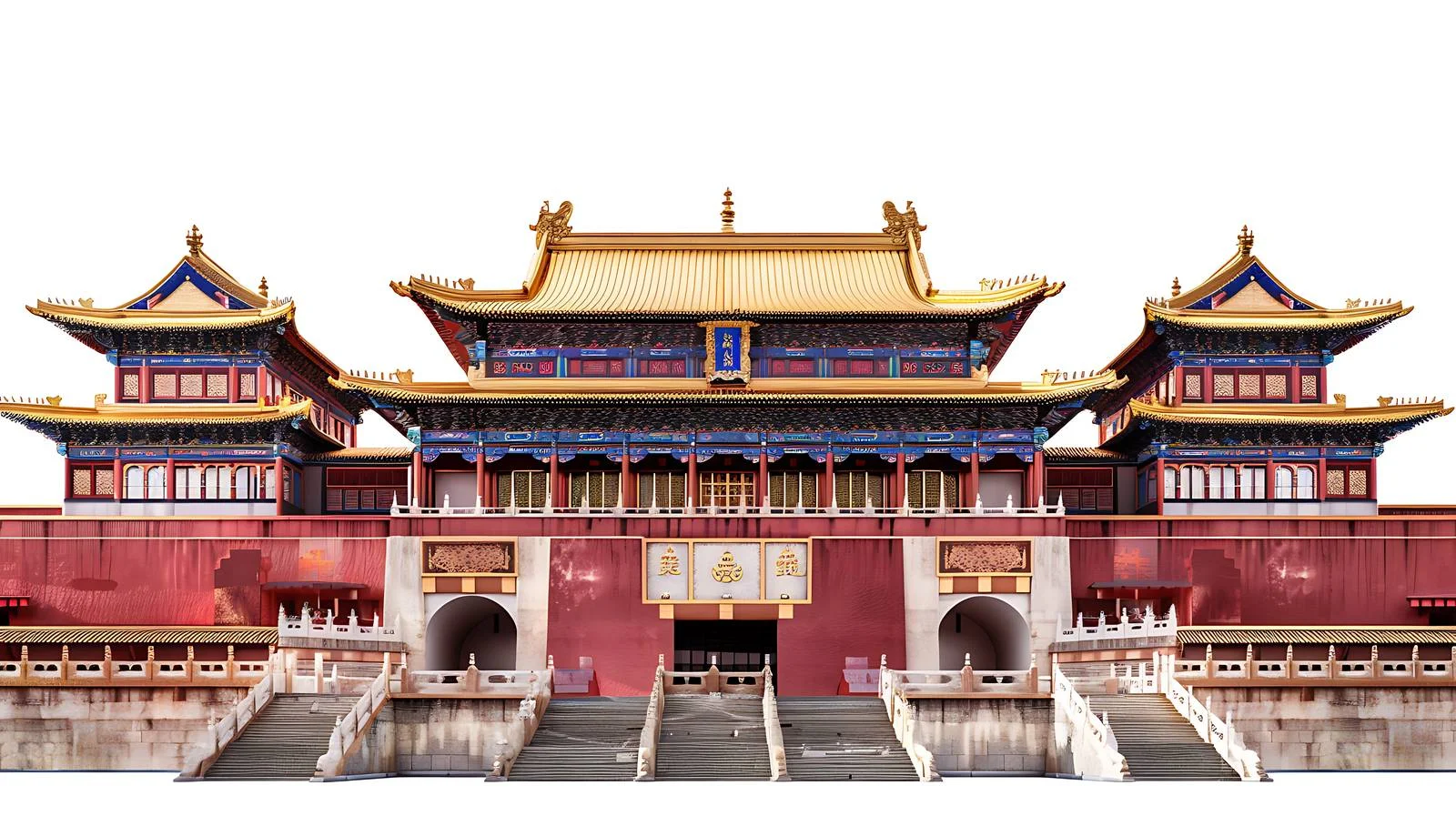 Potala Palace White Background Elegance — free download from Dotvec