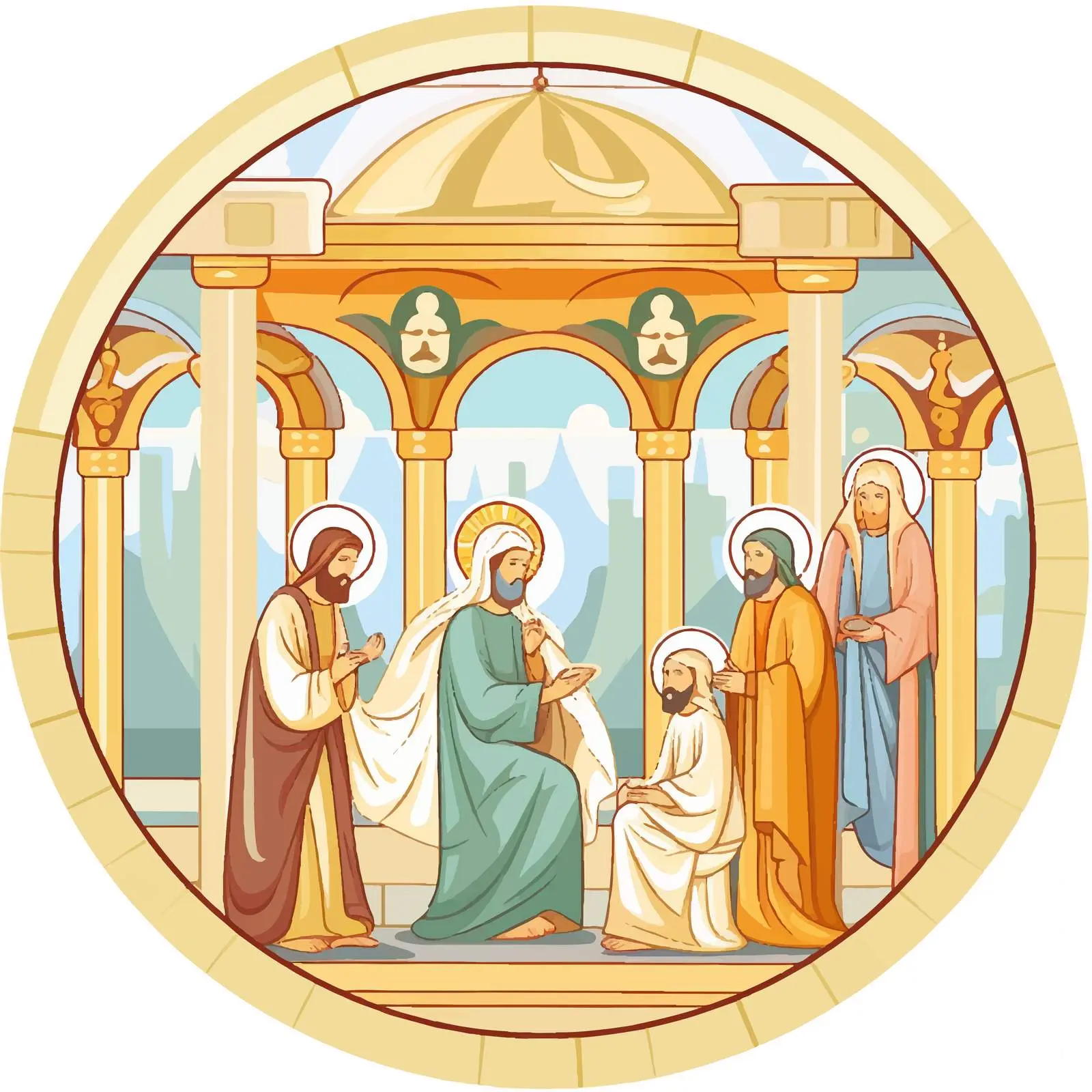 The Presentation of Jesus at the Temple — free download from Dotvec