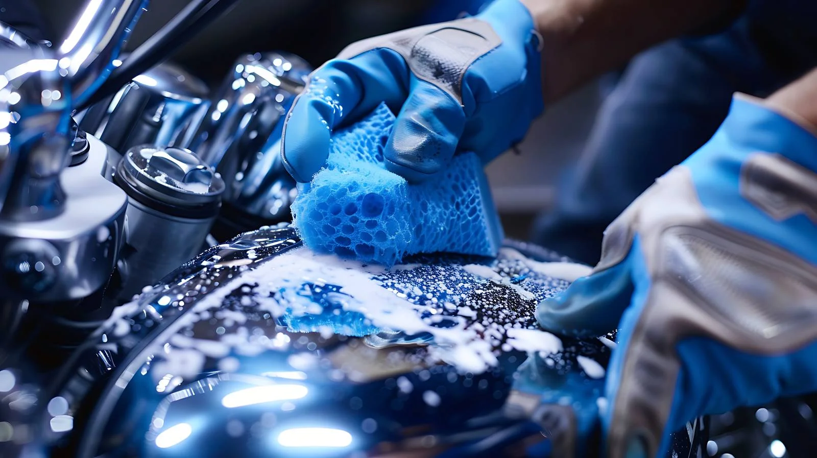 Nano Coating Application on Motorcycle — free download from Dotvec