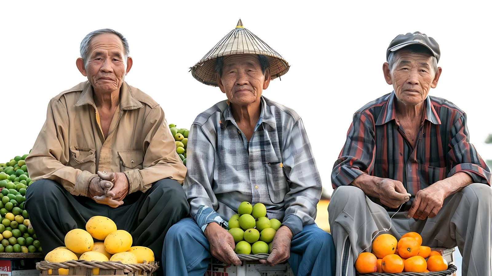 Local Market Vendors Selling Fresh Produce — free download from Dotvec