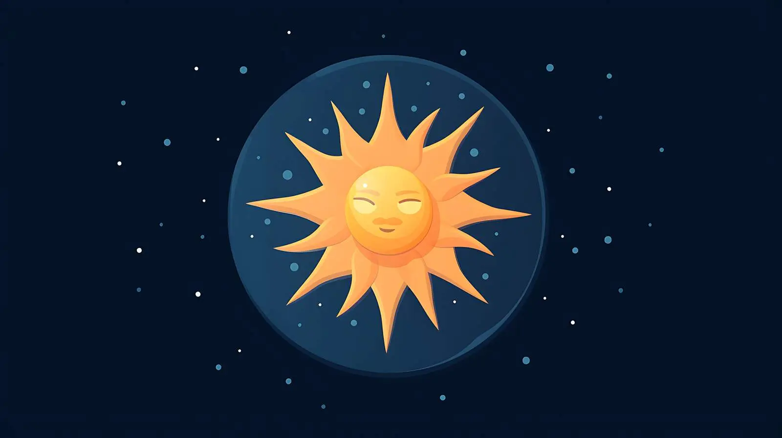 Space Sun Cartoon Icon — free download from Dotvec