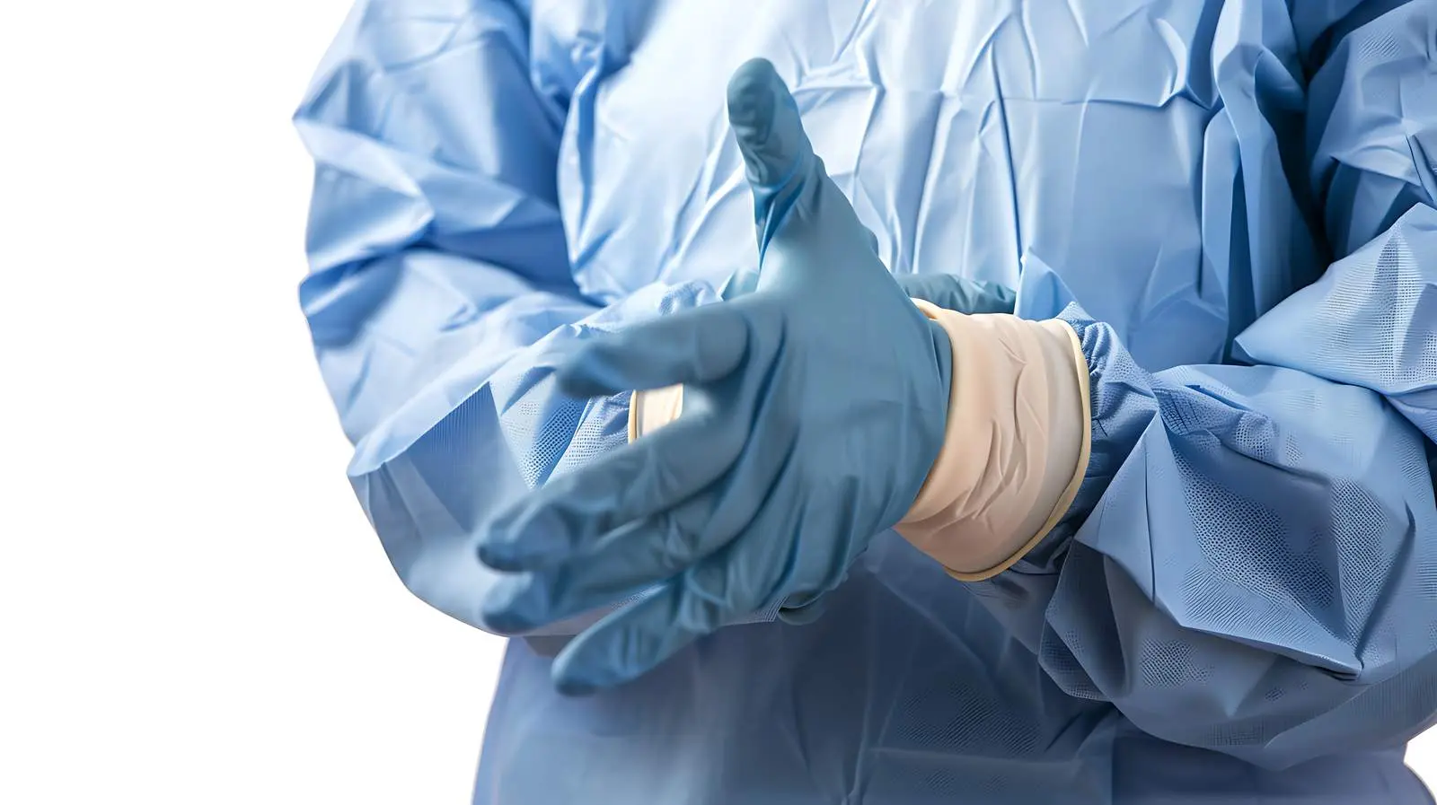 Surgeon Wearing Gloves Before Surgery Close-Up – free anesthesia image from Dotvec