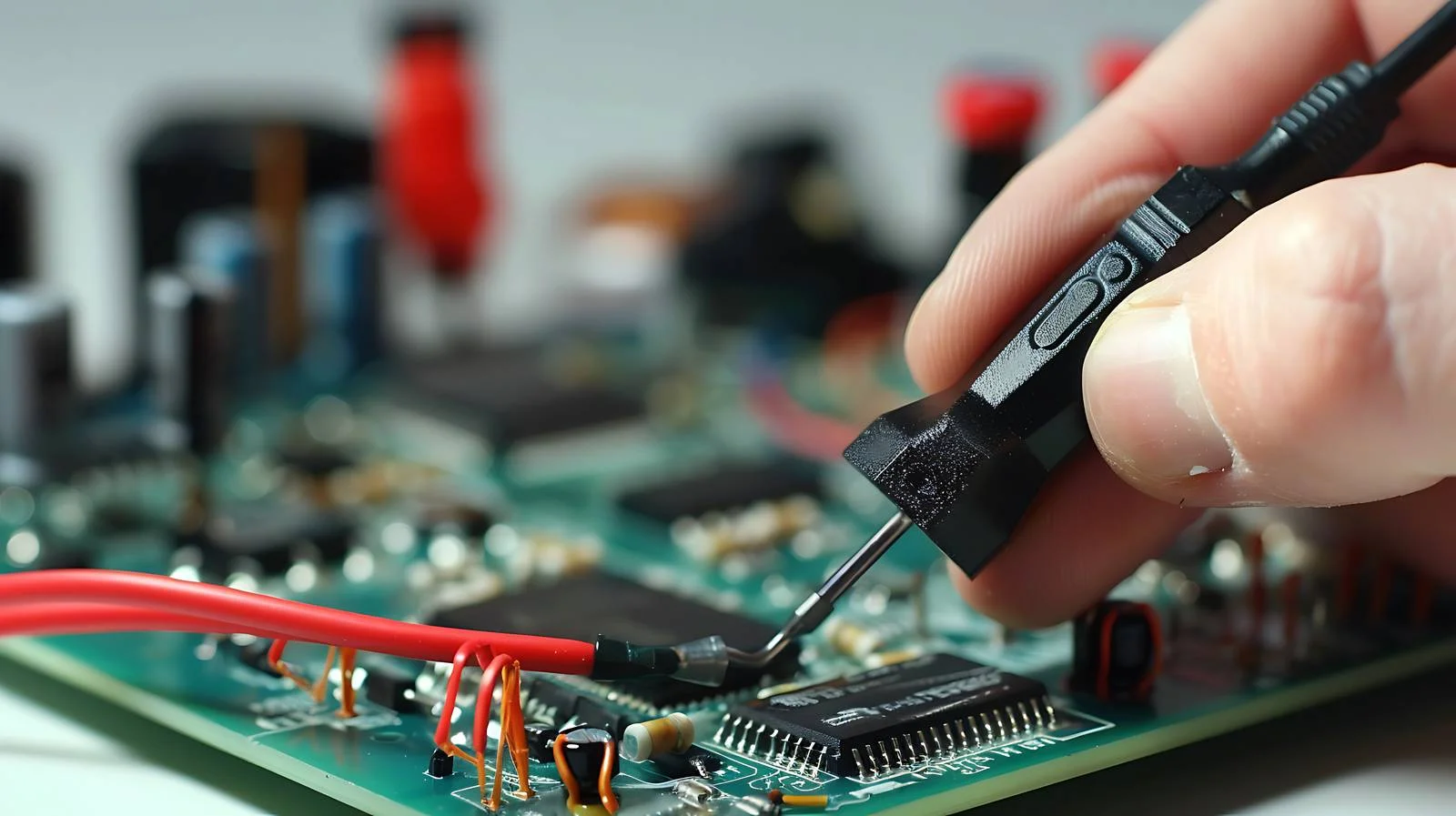 Electronic Temperature Sensor Repair by Technician — free download from Dotvec