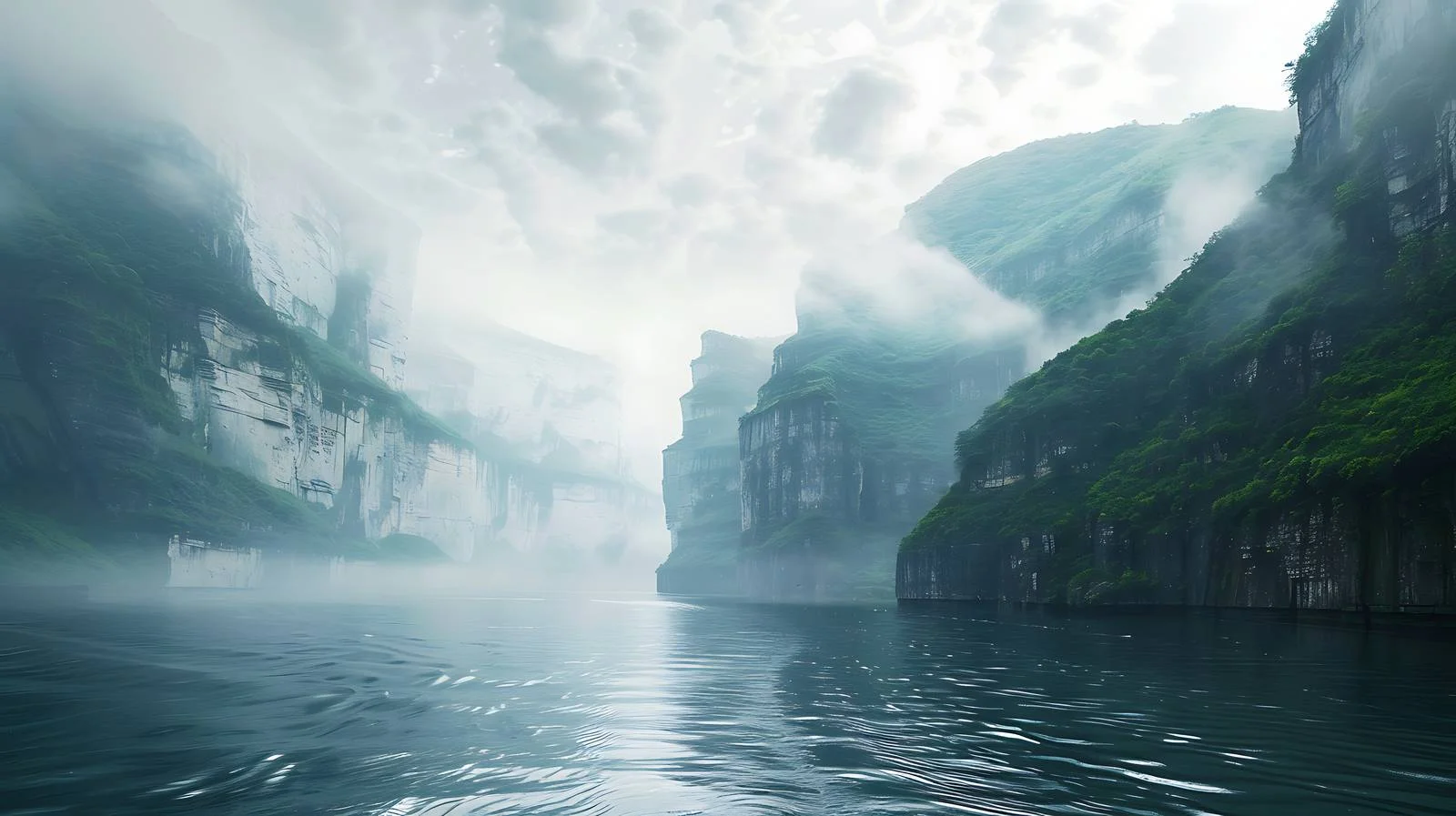 Spectacular Three Gorges Along Yangtze River — free download from Dotvec