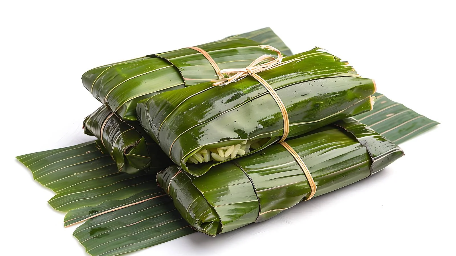 Traditional Glutinous Rice Wrapped in Bamboo — free download from Dotvec
