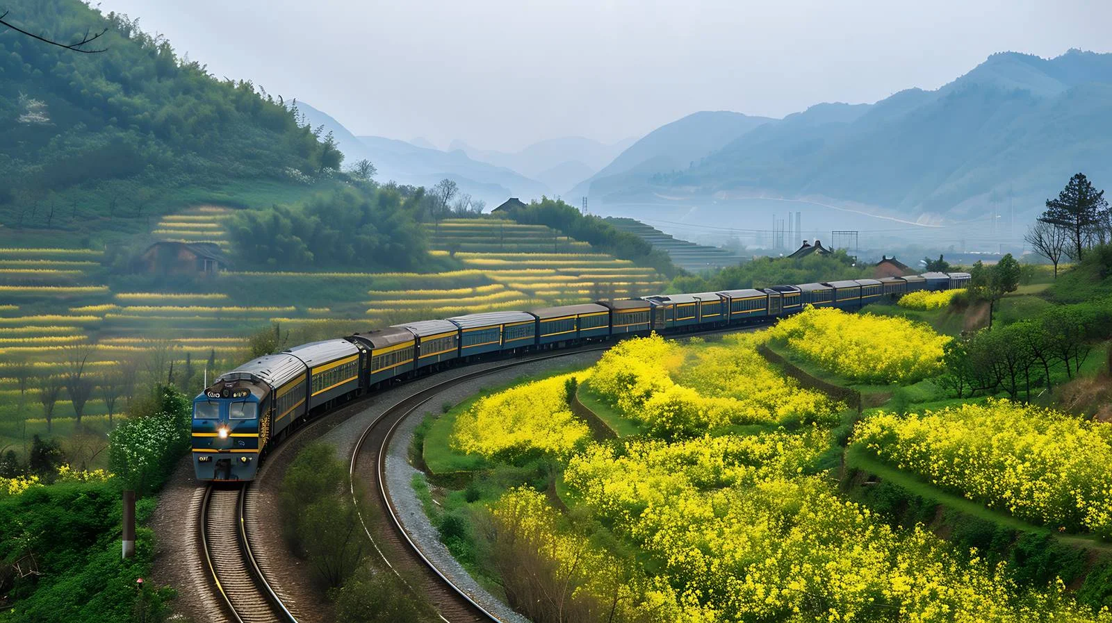 Chongqing to Spring White Train Journey — free download from Dotvec