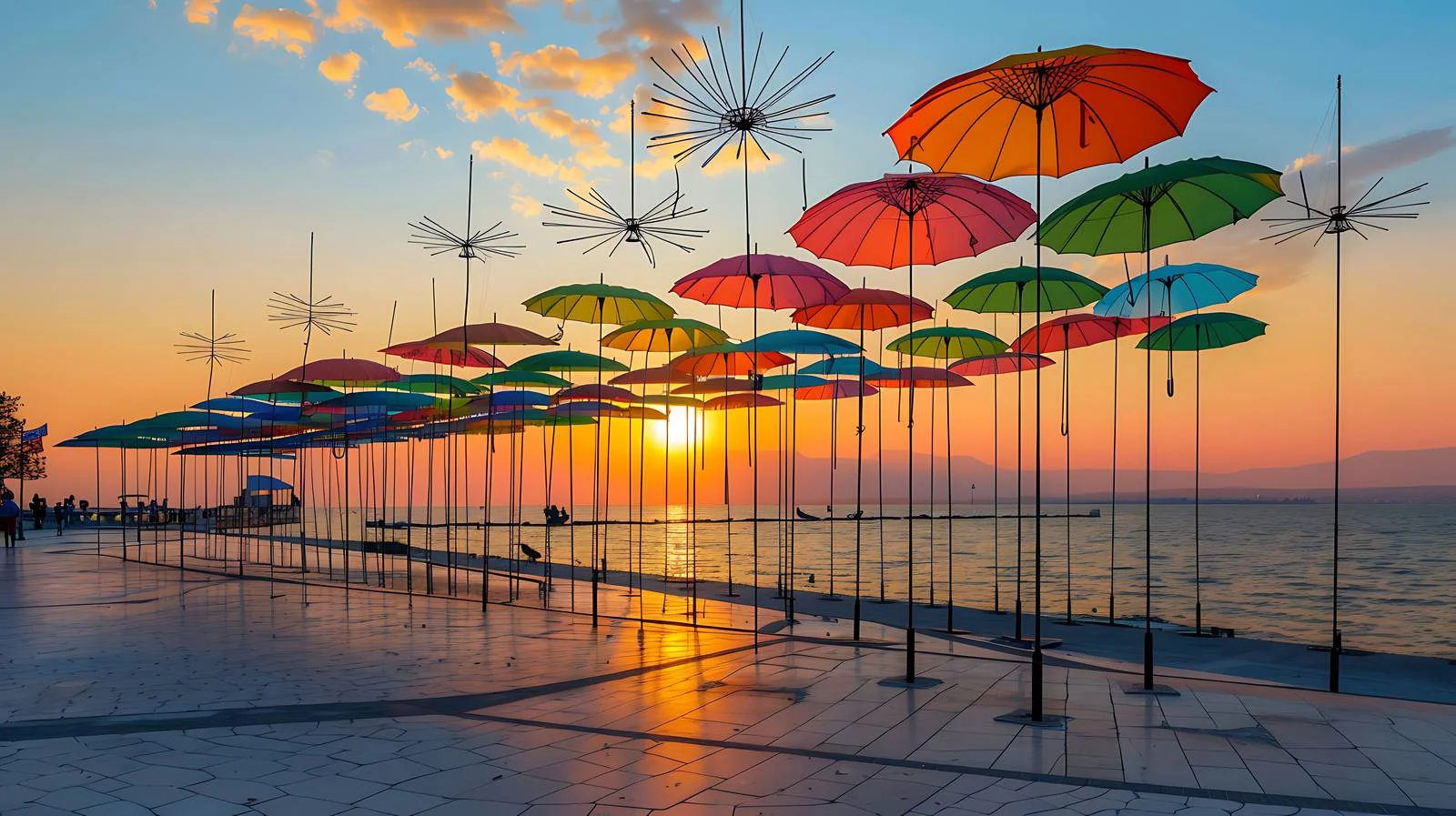 The Umbrellas Installation New Waterfront — free download from Dotvec
