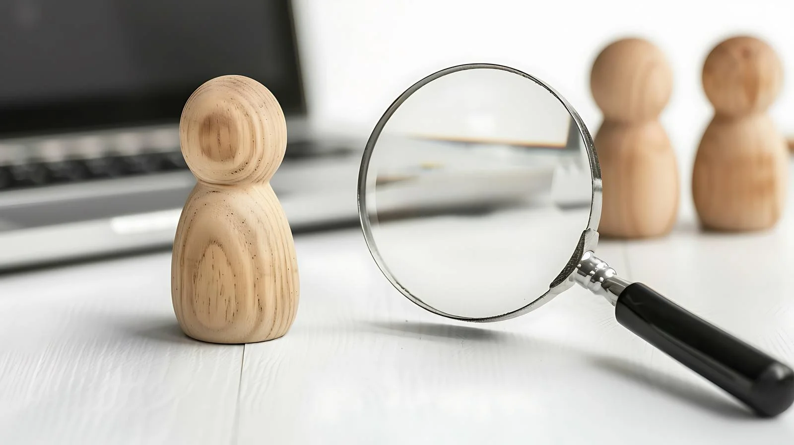 Symbolic Wooden Employee Figure — free download from Dotvec