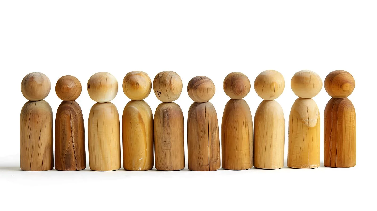 Corporate Employee Wooden Doll Representation — free download from Dotvec