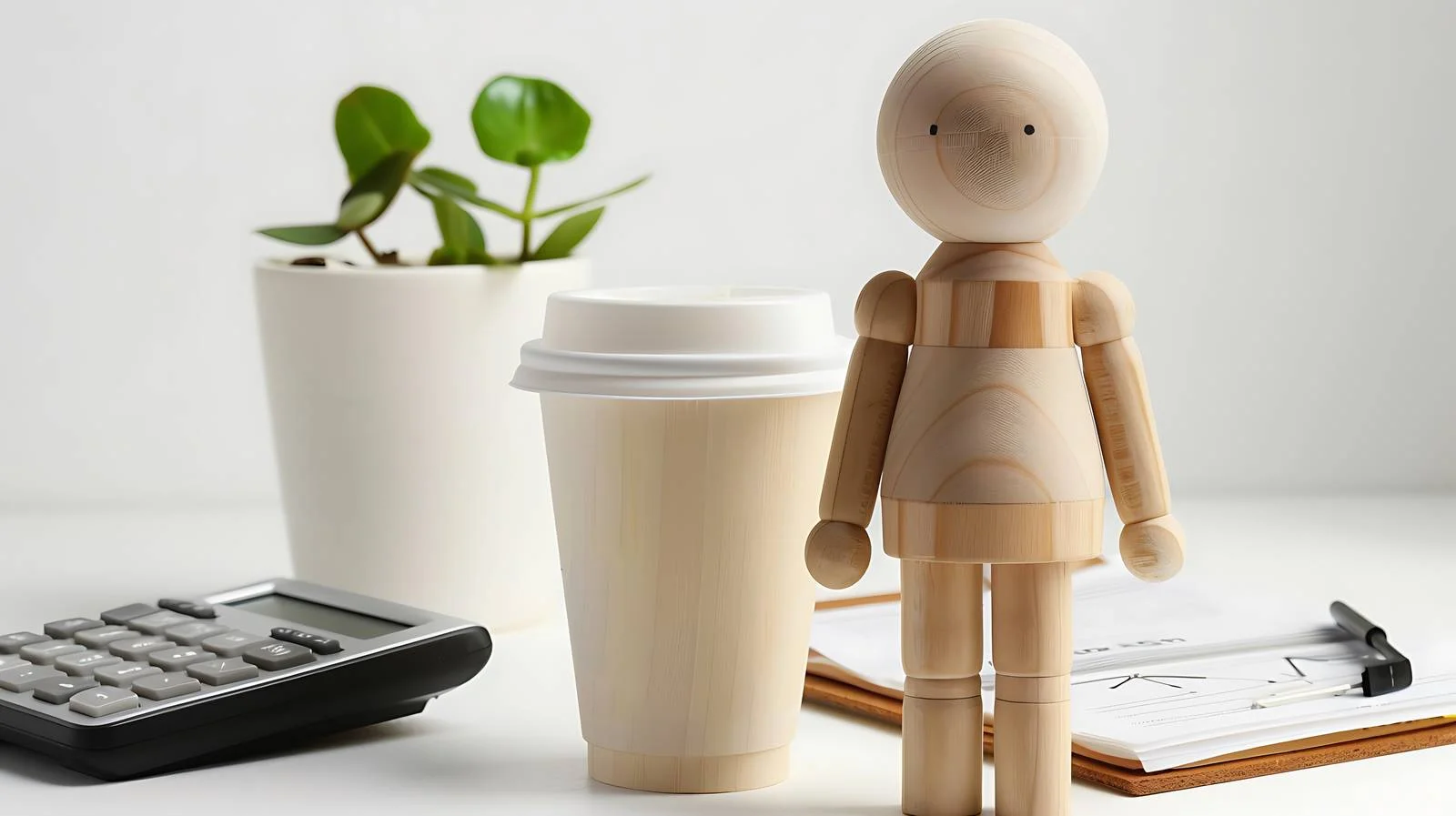 Wooden Doll Employee Representation — free download from Dotvec