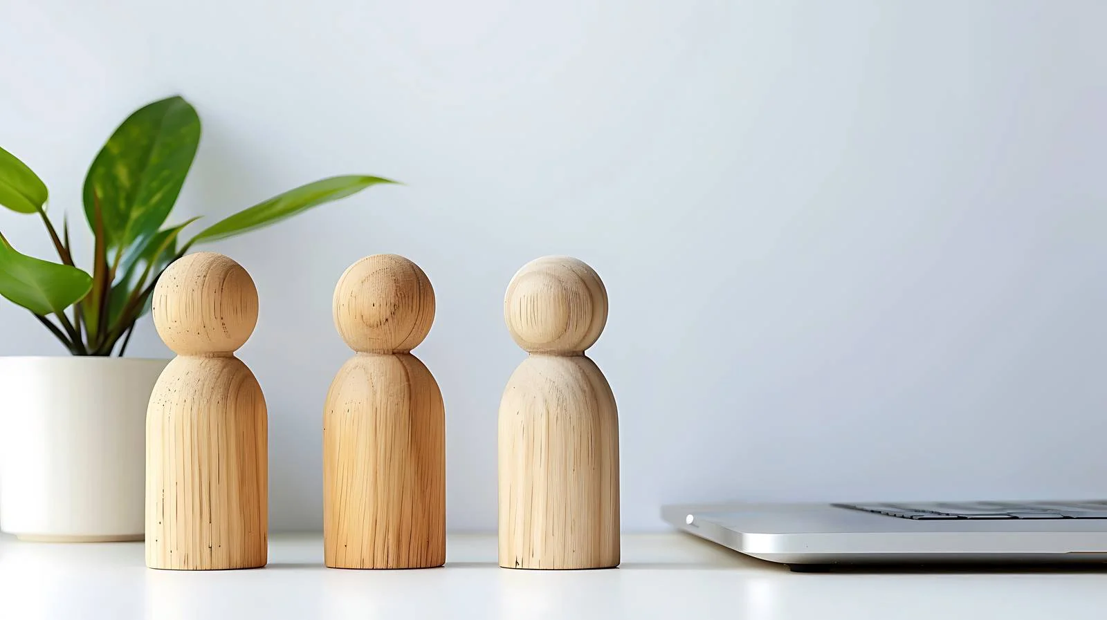 Corporate Employee Wooden Doll Representation — free download from Dotvec