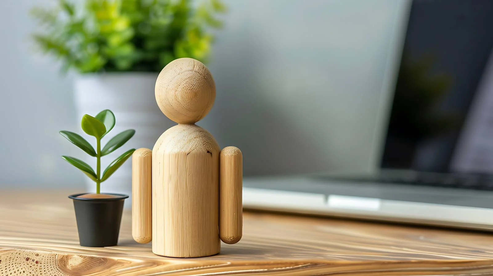 Wooden Doll Employee Representation — free download from Dotvec