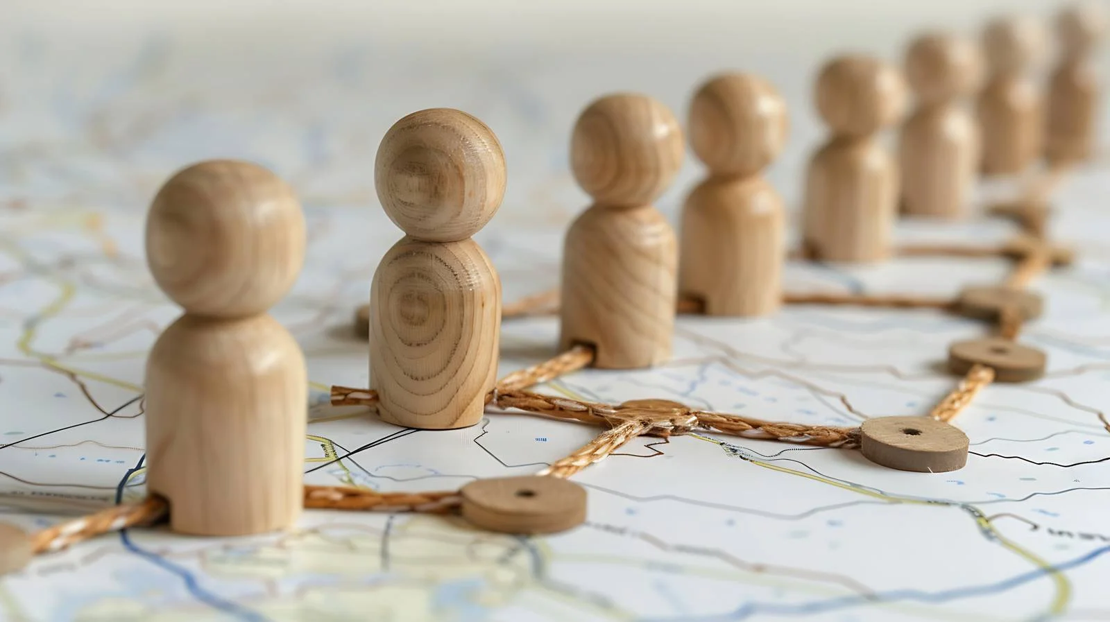 Corporate Employee Wooden Doll Representation — free download from Dotvec