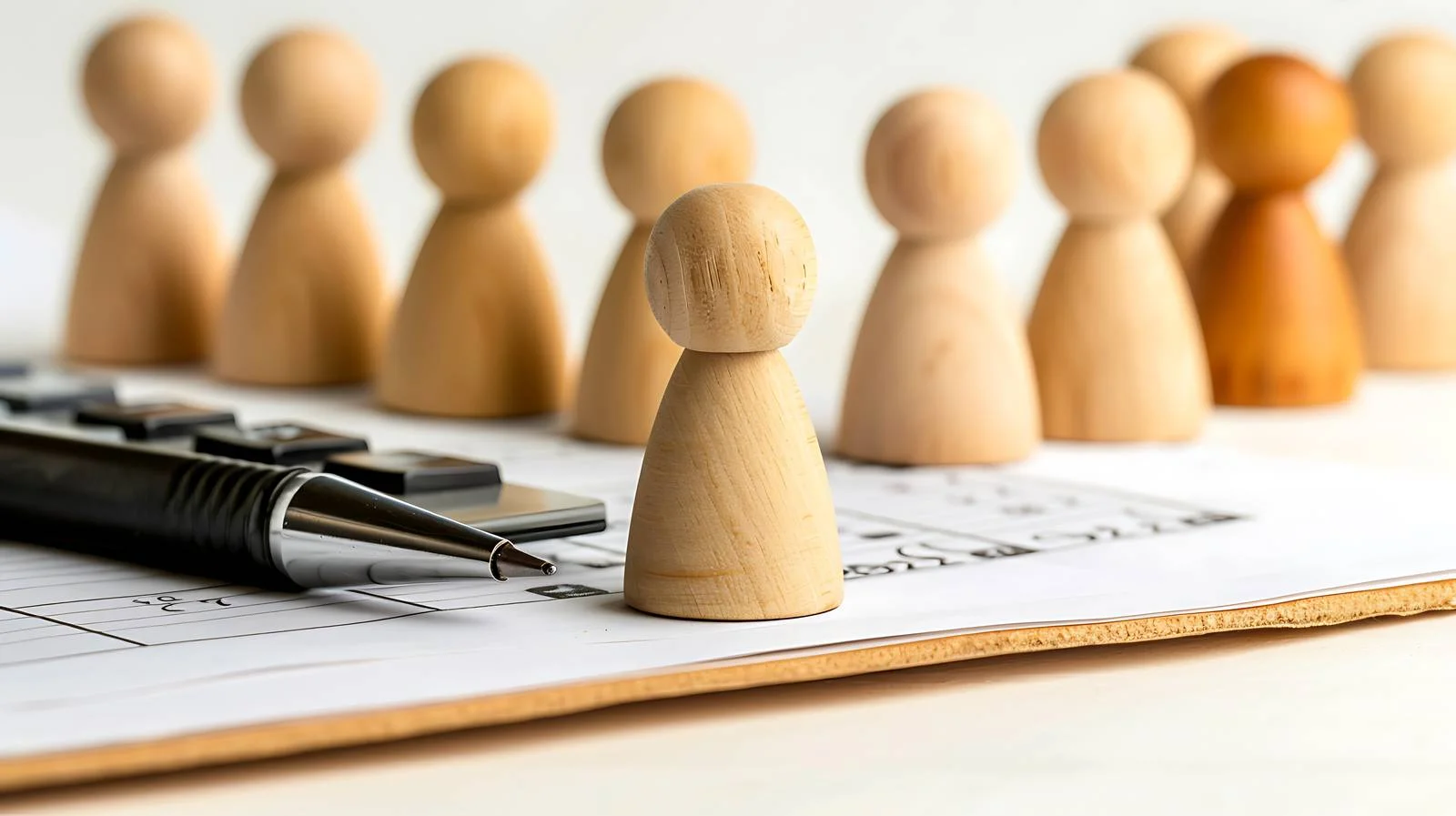 Symbolic Wooden Doll for Employee Dedication — free download from Dotvec