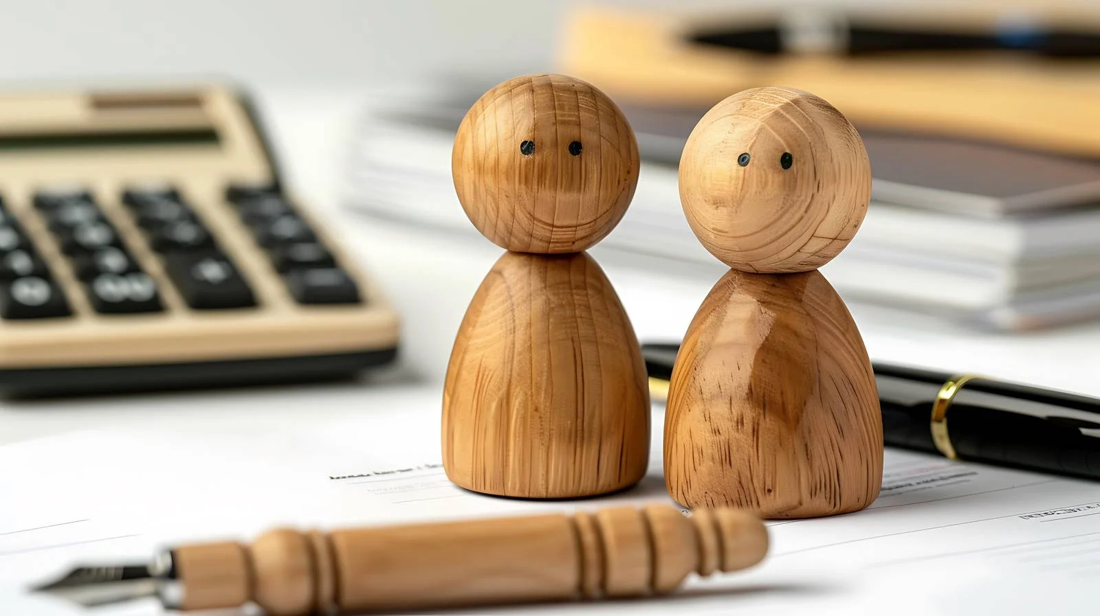 Symbolic Employee Dedication in Wooden Doll — free download from Dotvec