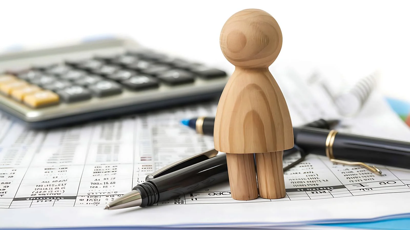 Wooden Doll Symbolizes Employee Dedication — free download from Dotvec