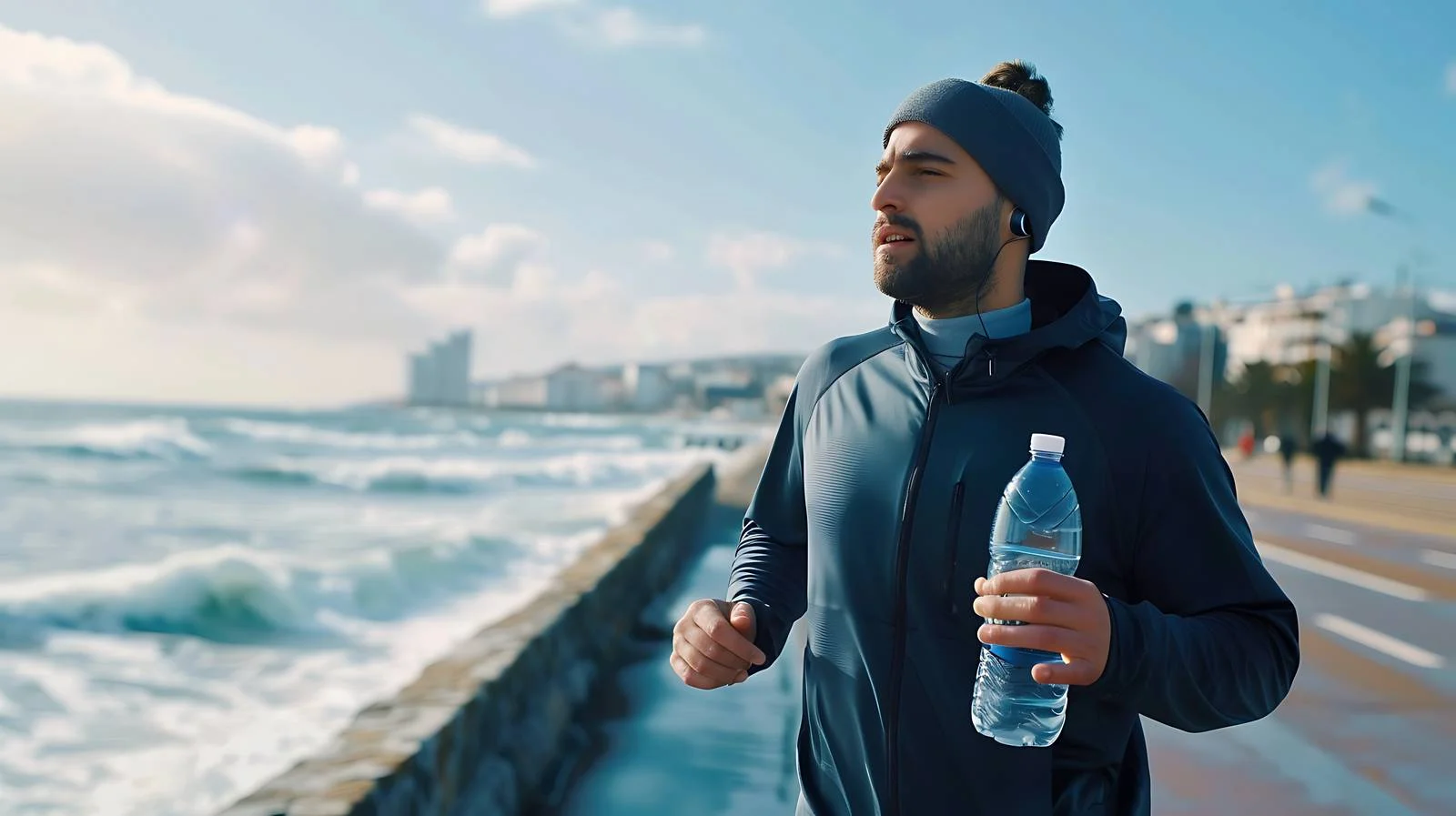 Focused Athlete Listening to Music — free download from Dotvec