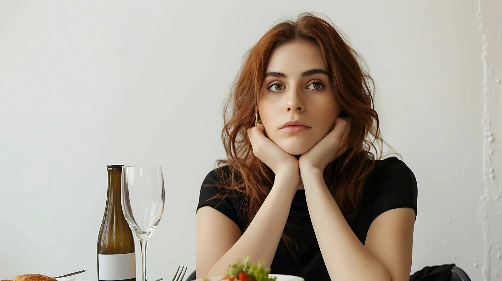 Elegant Woman Dining — free download from Dotvec