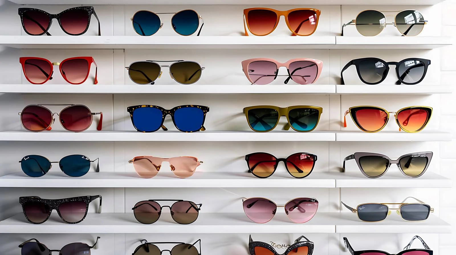 Stylish Sunglasses Array — free download from Dotvec