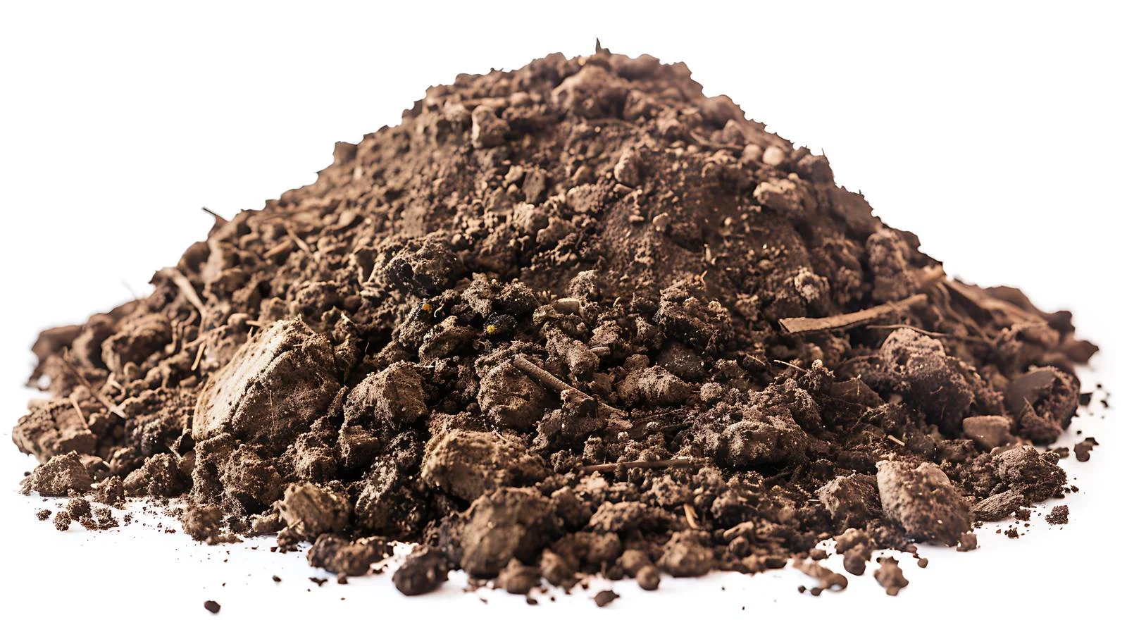 Large pile of soil near roadway — free download from Dotvec
