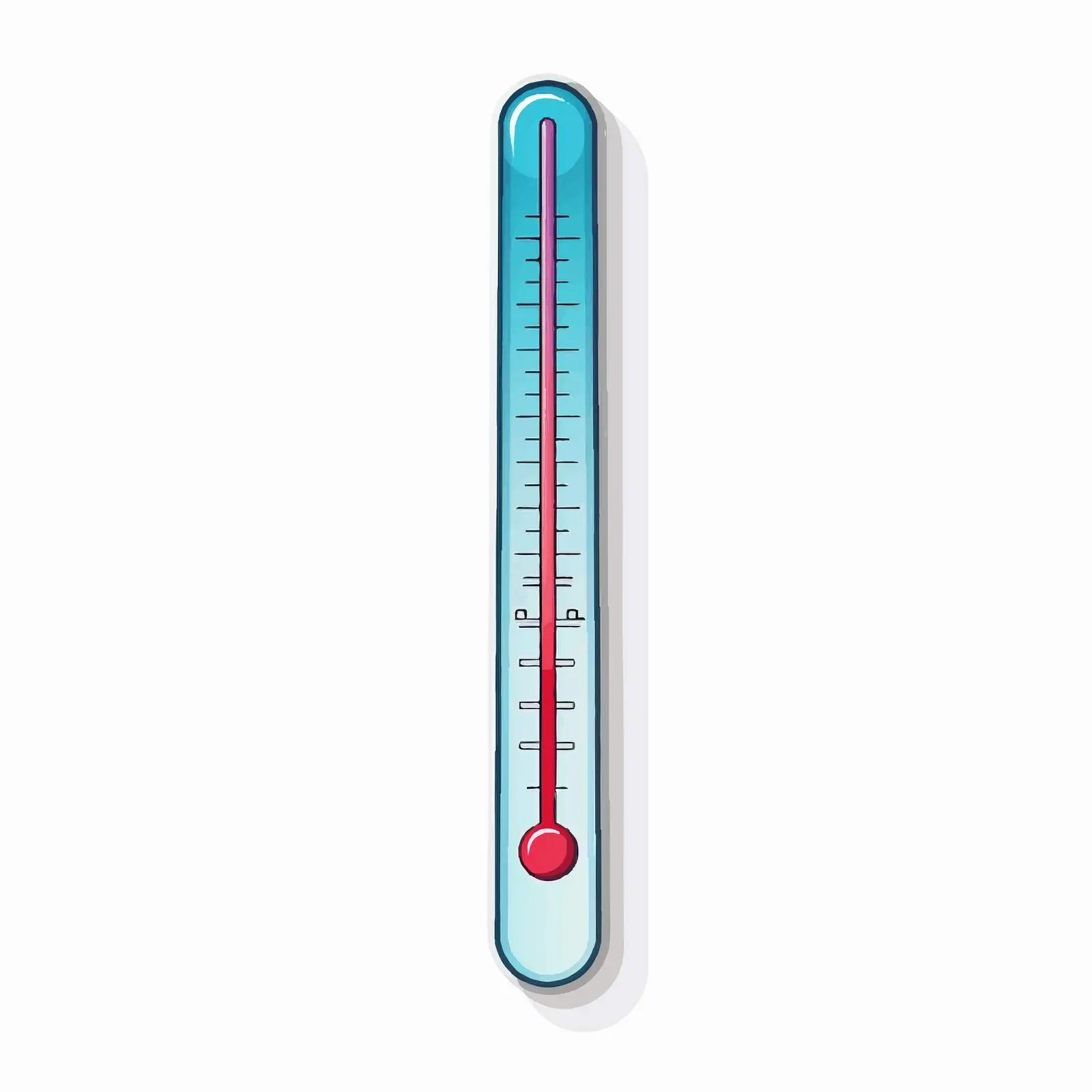 Thermometer Vector Illustration on White Background – free thermometer image from Dotvec