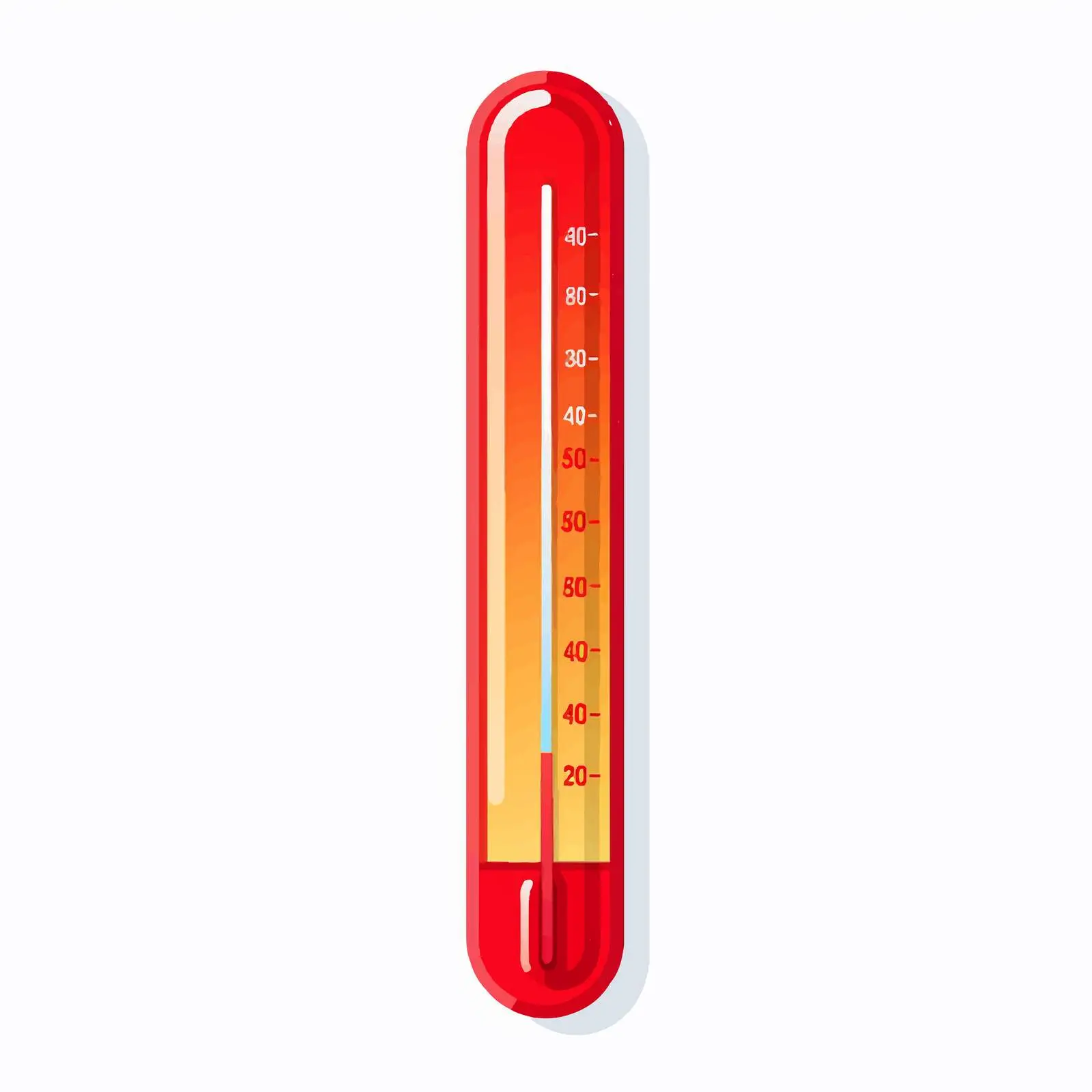 Thermometer Vector Illustration on White Background — free download from Dotvec