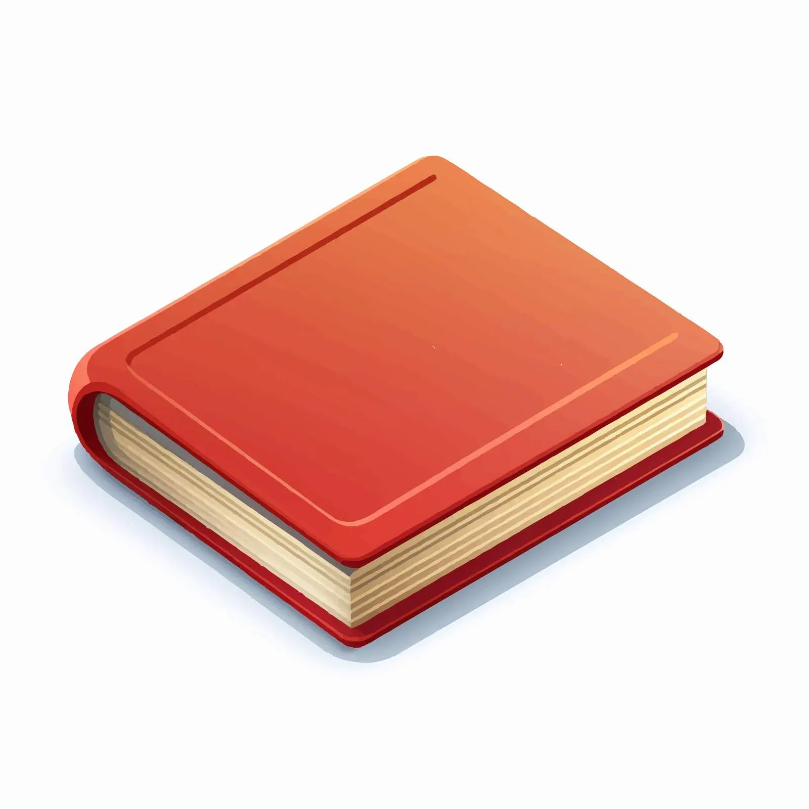 Thick Book Vector Illustration on White Background — free download from Dotvec