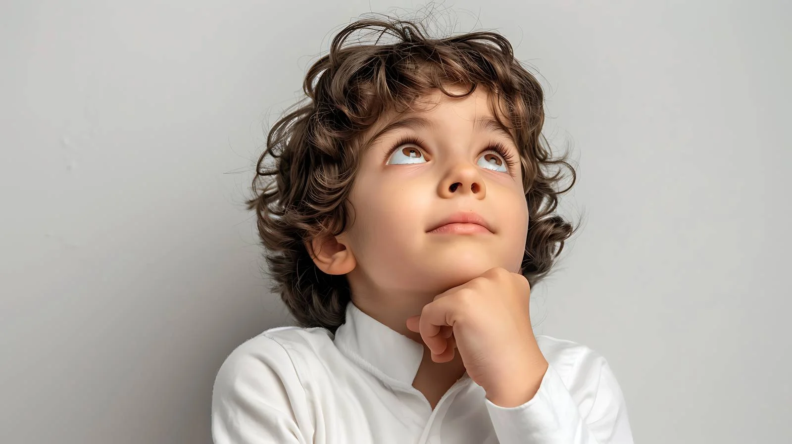 Contemplative Boy Portrait — free download from Dotvec