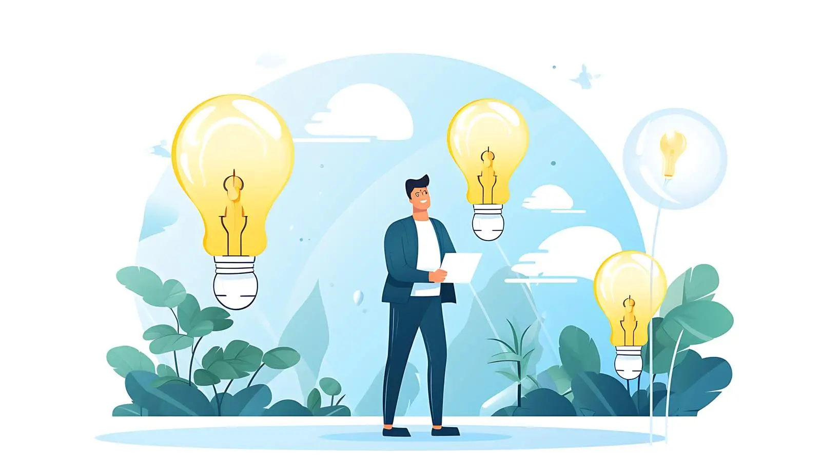 Creative Thinking Concept — free download from Dotvec