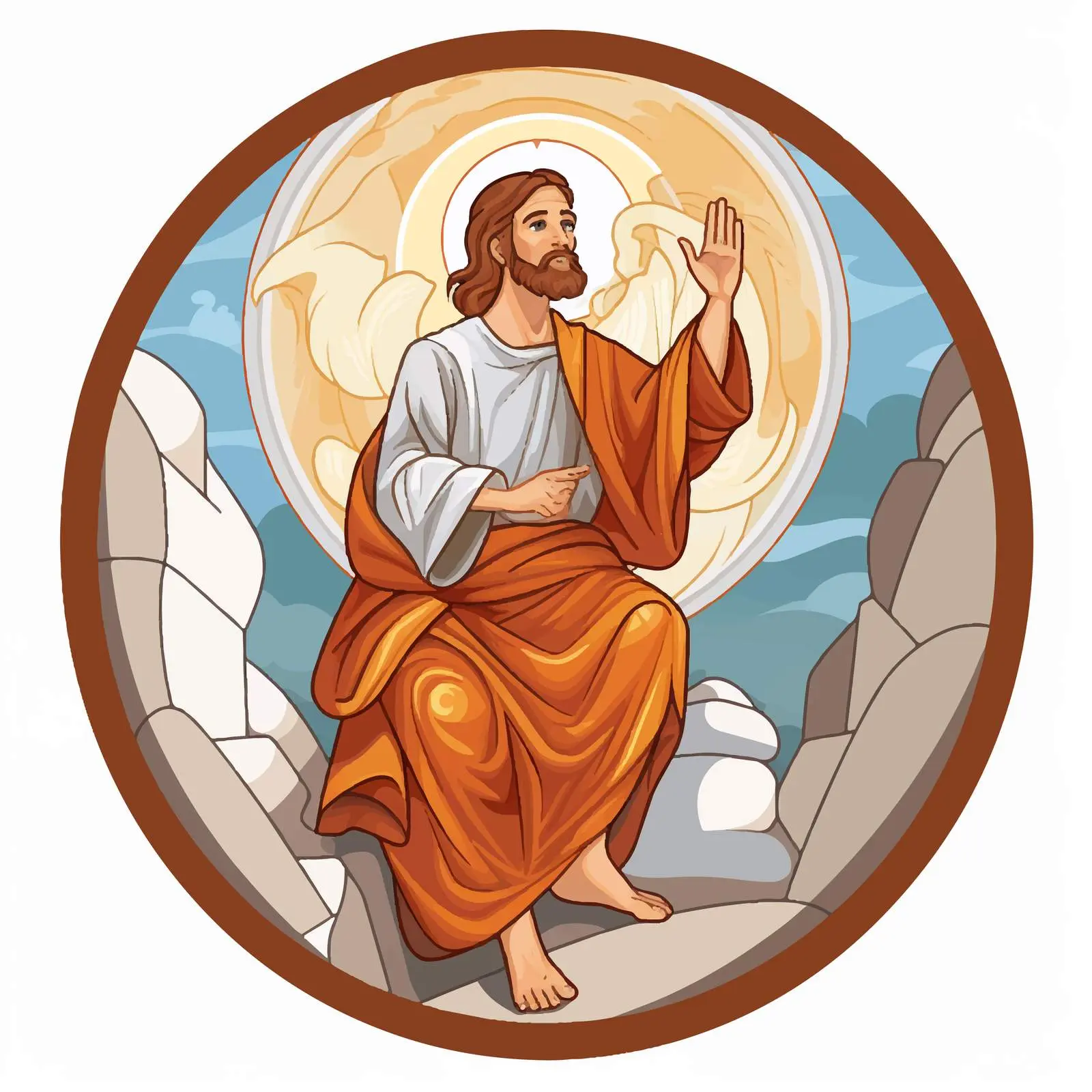 Thomas the Apostle Illustration Assurance — free download from Dotvec