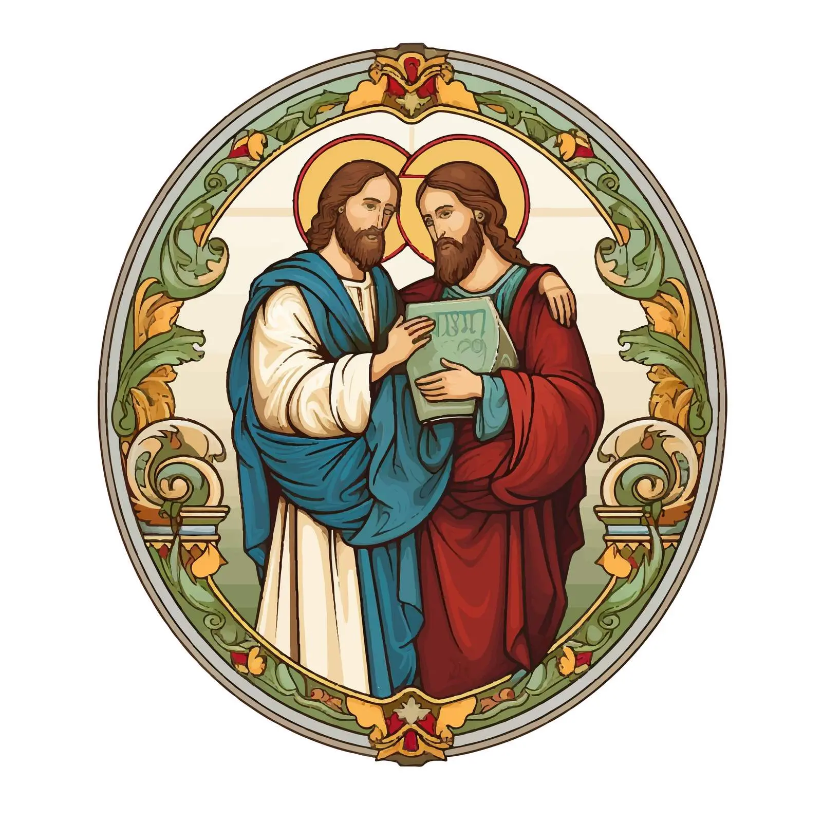 Doubting Thomas Christian Illustration — free download from Dotvec