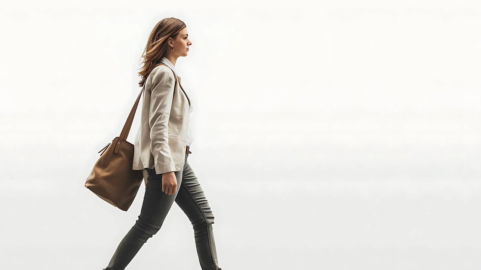 Professional Businesswoman with Shoulder Bag — free download from Dotvec