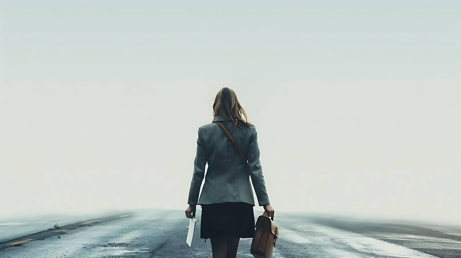 Professional Businesswoman with Shoulder Bag — free download from Dotvec