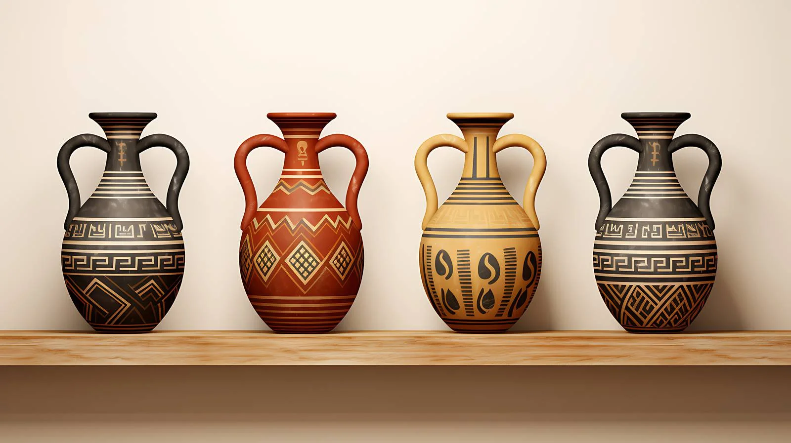 Ancient Greek Wine Vases Collection — free download from Dotvec