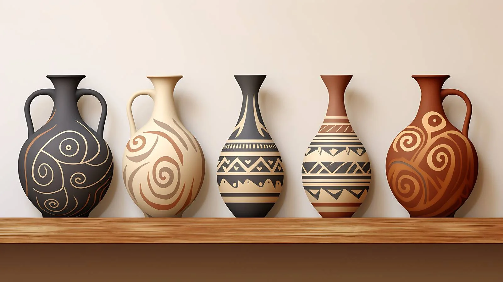 Ancient Greek Wine Vases Collection — free download from Dotvec