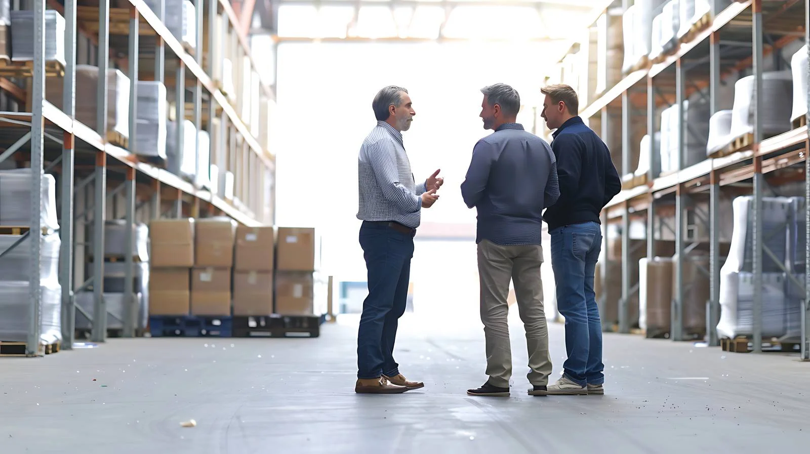 Discussion in Isolated Factory Warehouse — free download from Dotvec