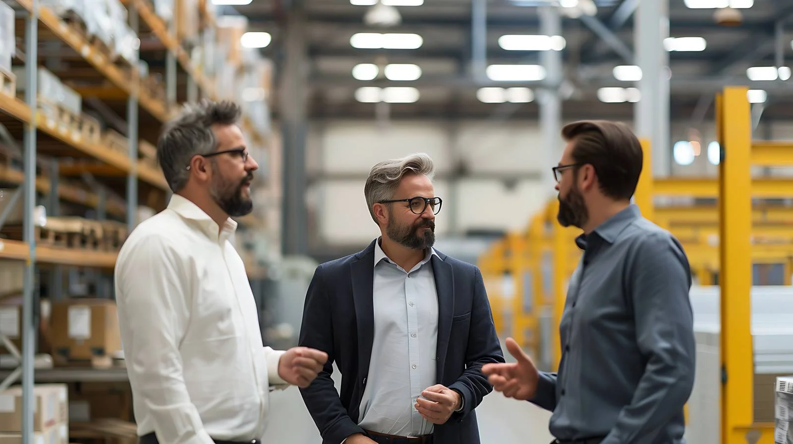 Discussion in Isolated Factory Warehouse — free download from Dotvec