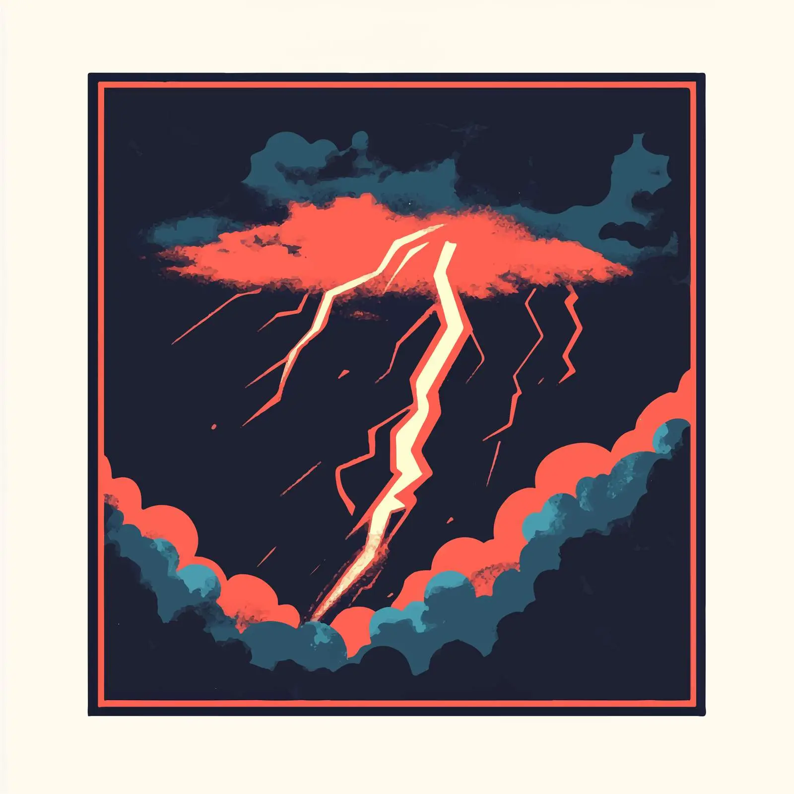 Cartoon Thunderbolt Symbol Vector Illustration — free download from Dotvec