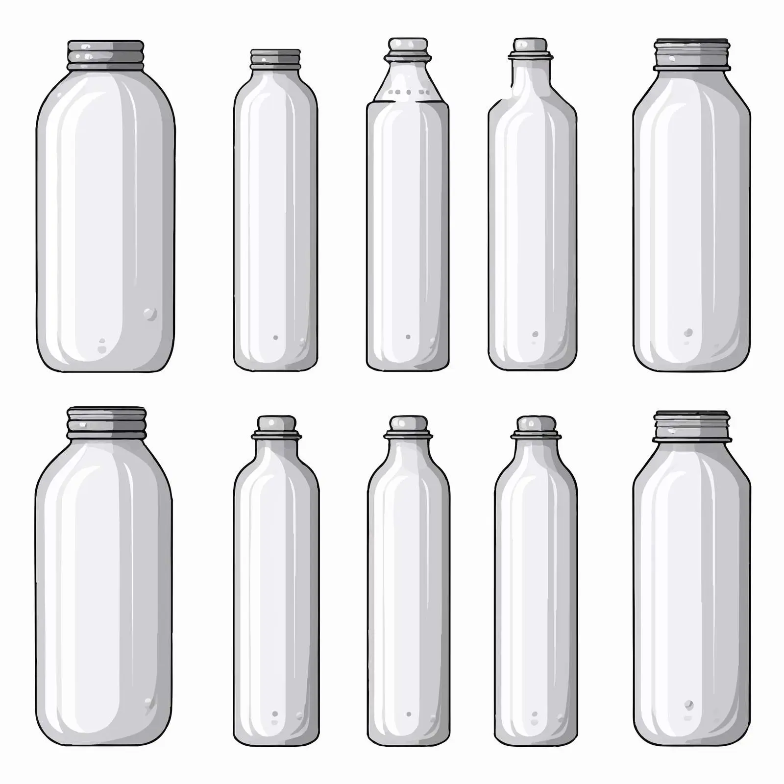 Isolated Vector Illustration of Tin Bottle — free download from Dotvec