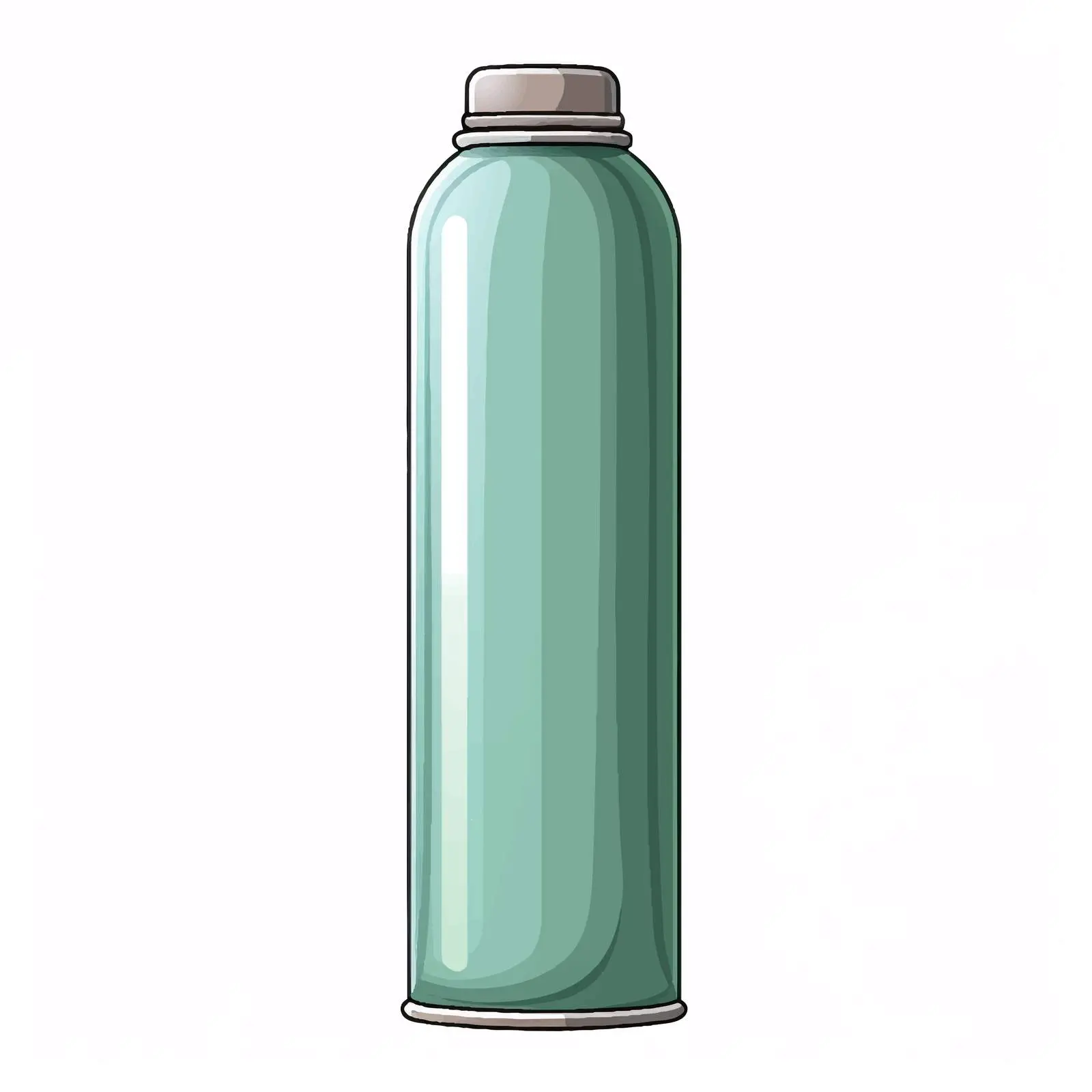 Tin Bottle Vector Illustration Isolated on White — free download from Dotvec
