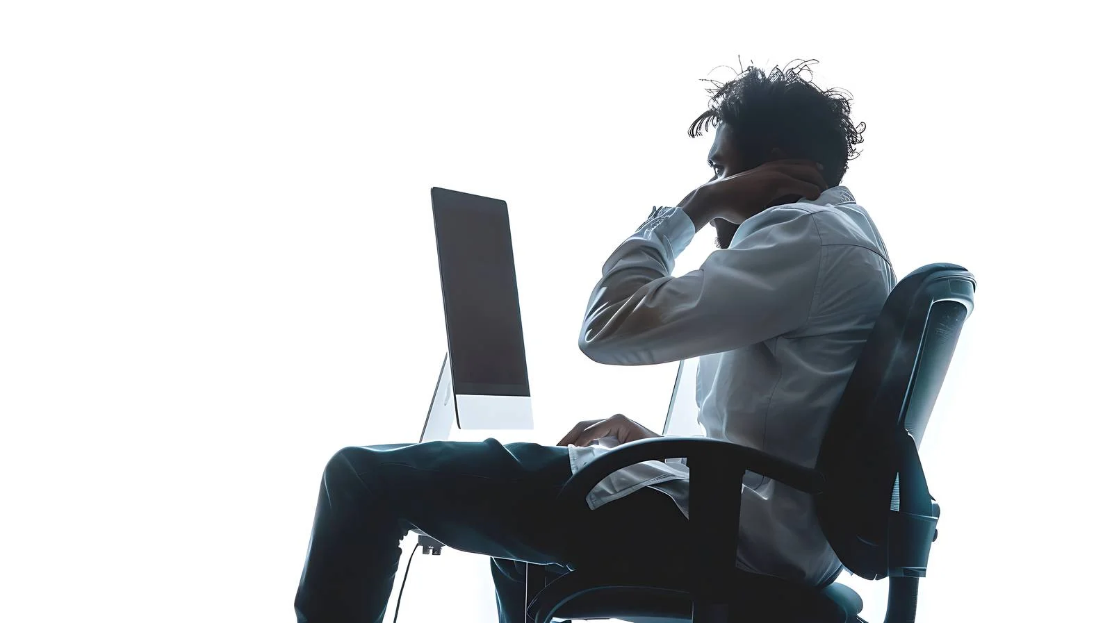 Late Night Office Worker — free download from Dotvec