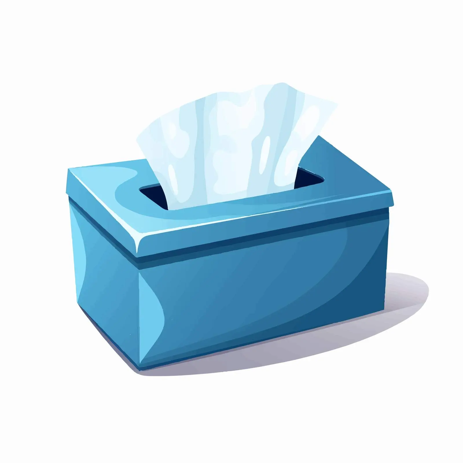 Tissue Box Vector Illustration on White Background — free download from Dotvec