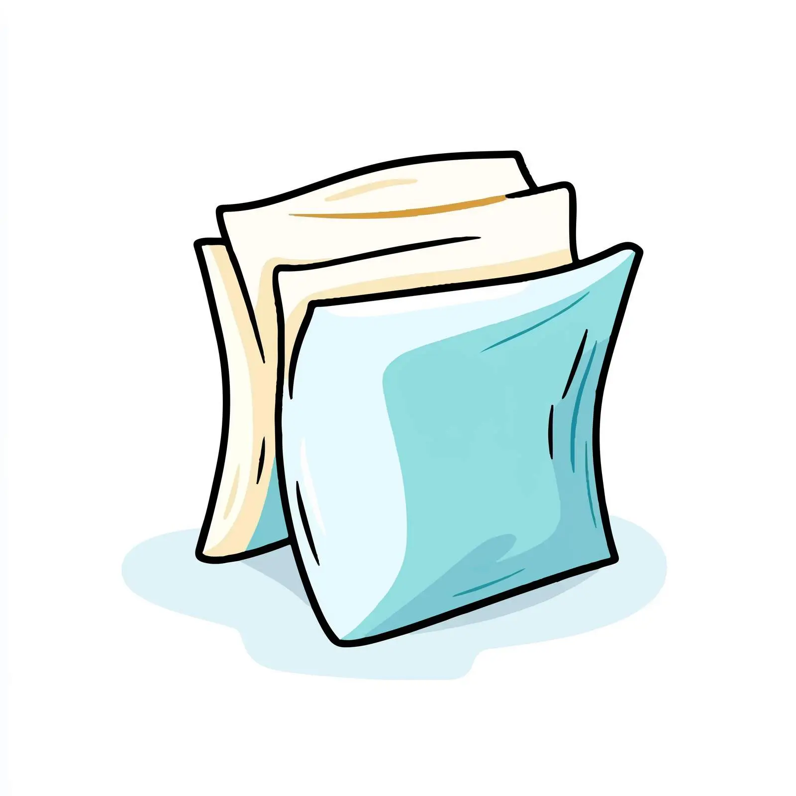 Hand Drawn Cartoon Tissue Paper Vector Illustration — free download from Dotvec